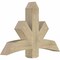 Ekena Millwork Alberta Rough Sawn Timber Gable Bracket, Douglas Fir, 48"W x 32"H x 6"D x 6"F, 16/12 Pitch GBW048X32X0606ALB00RDF - alternate 5